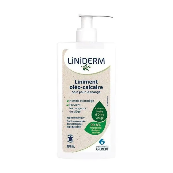 Gilbert Liniment Oléo-Calcaire Soin Nettoyant Pompe 480ml