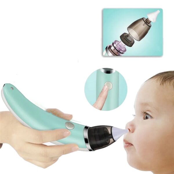 Aspirateur Nasal Électrique Bébé – Fonction Anti-Reflux